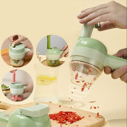 4-in-1 Kitchen Gadget for Quick Chopping and Food Preparation