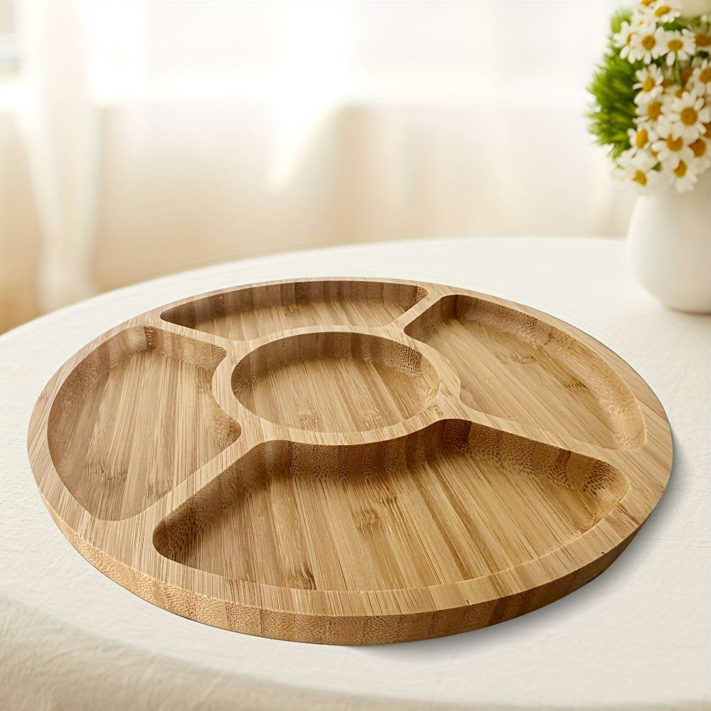 Stylish Bamboo Tray for Serving Snacks - Eco-Friendly and Durable