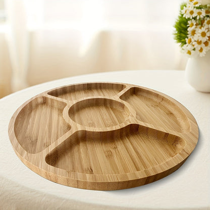 Stylish Bamboo Tray for Serving Snacks - Eco-Friendly and Durable
