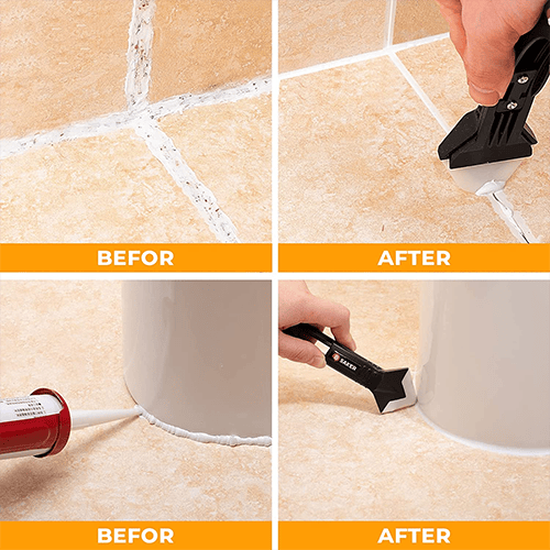 5-in-1 Silicone Scraper Tool Set for Easy Sealing Solutions