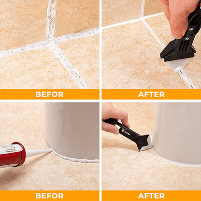 5-in-1 Silicone Scraper Tool Set for Easy Sealing Solutions