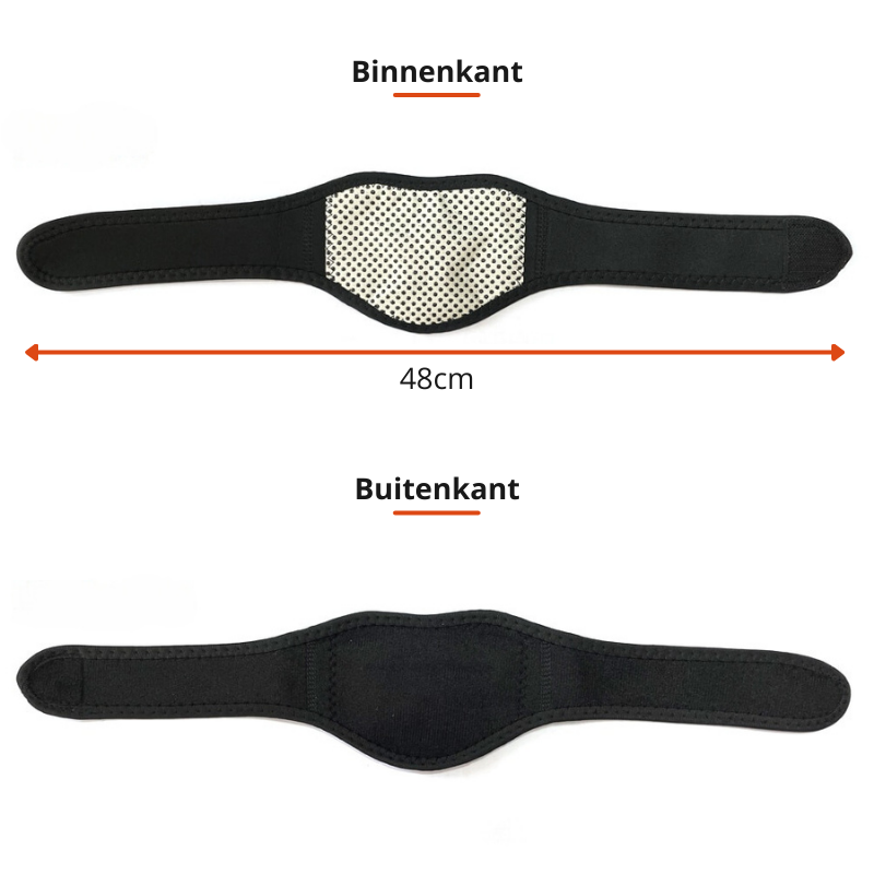 Neckband with Tourmaline & Magnets | Pain Relief & Self-Heating