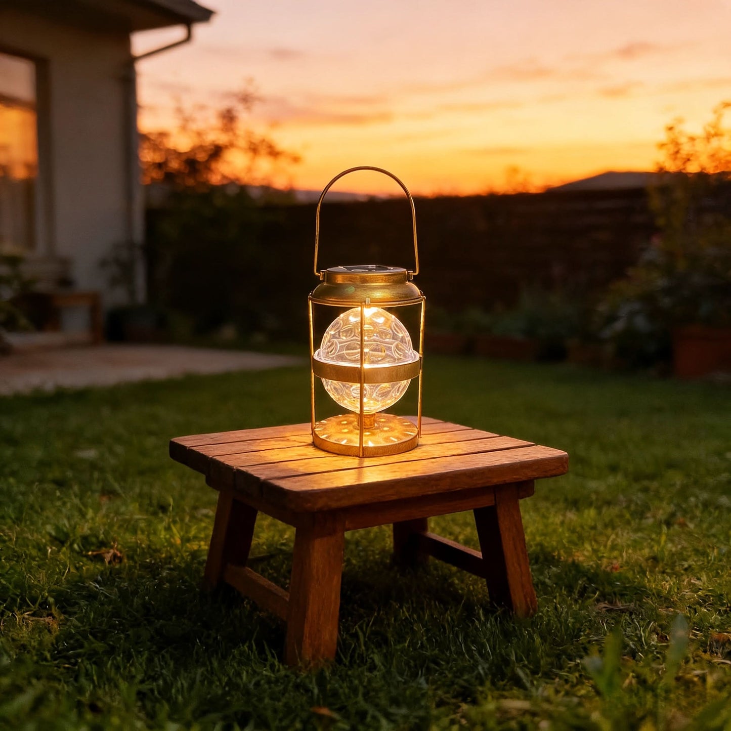Solar Pendant Lantern for Hanging Use