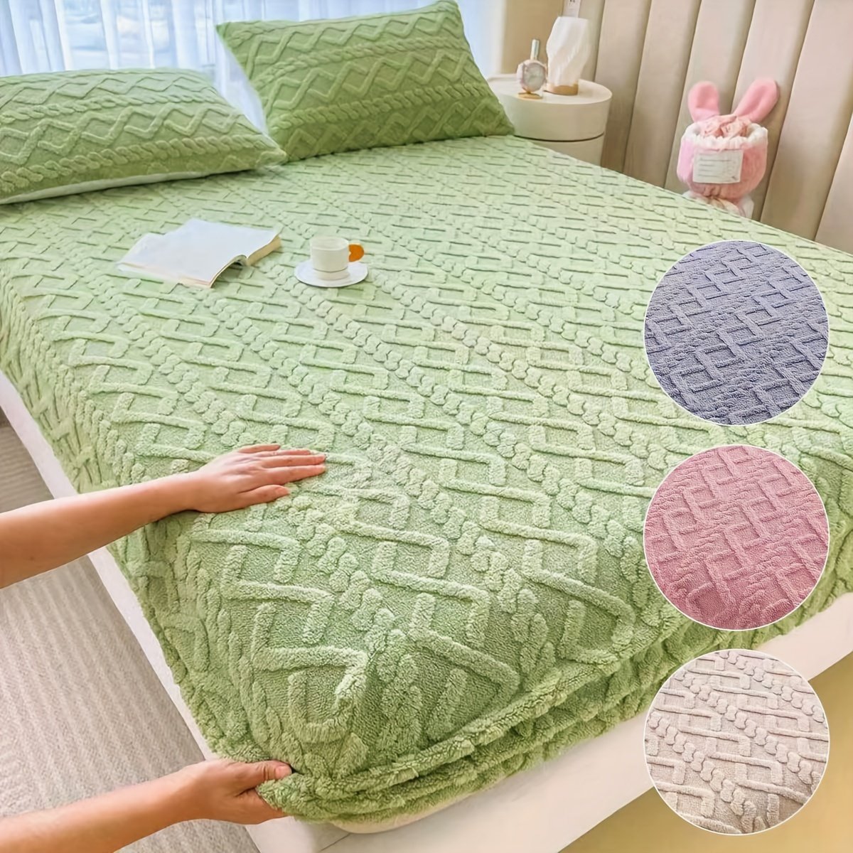 New Flannel Velvet Bed Sheet - Last Day Discount