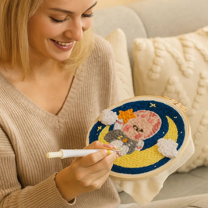 Quick Relaxation and Beautiful Embroidery Art Creation