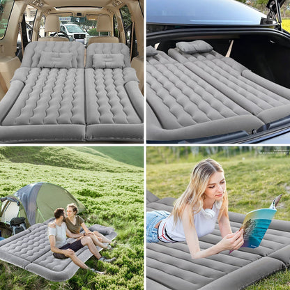 Inflatable Car Mattress with Pillow for Air Bed Use