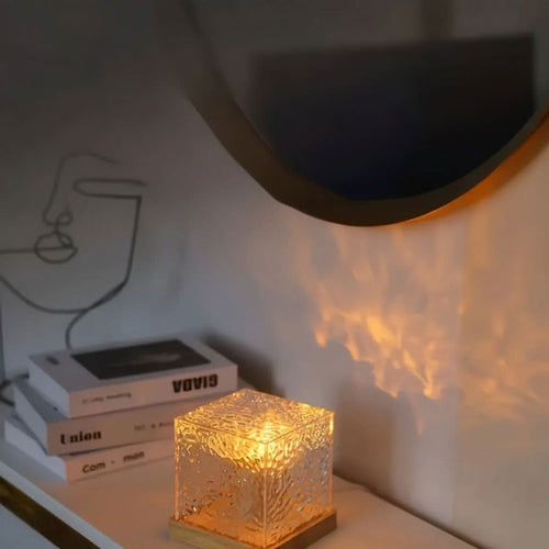 RGB Ambient Light Projector with Dynamic Ripple Effect