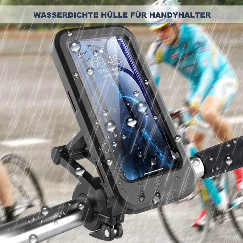 Waterproof Phone Mount with USB and 15W Wireless Charger for Bicycles