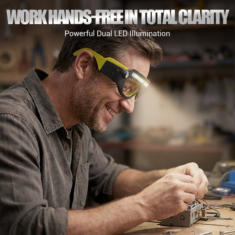 Hands-Free Ultra Bright LED Headlamp for Clear Visibility