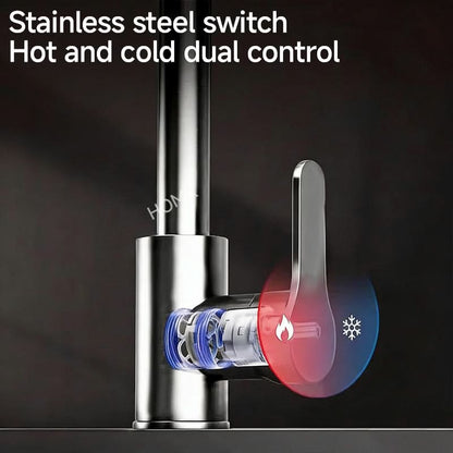 Flexible Pull-Out Kitchen Faucet with Swivel and Spray Options