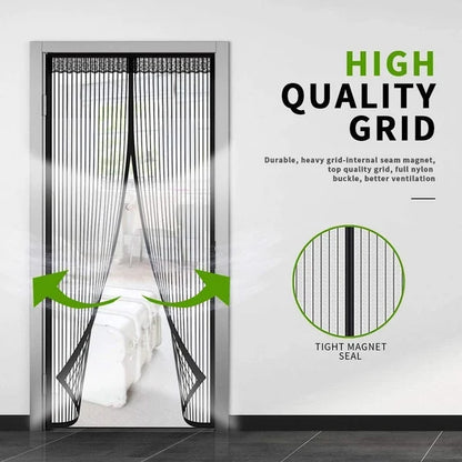 Magnetic Screen Door for Insect Protection