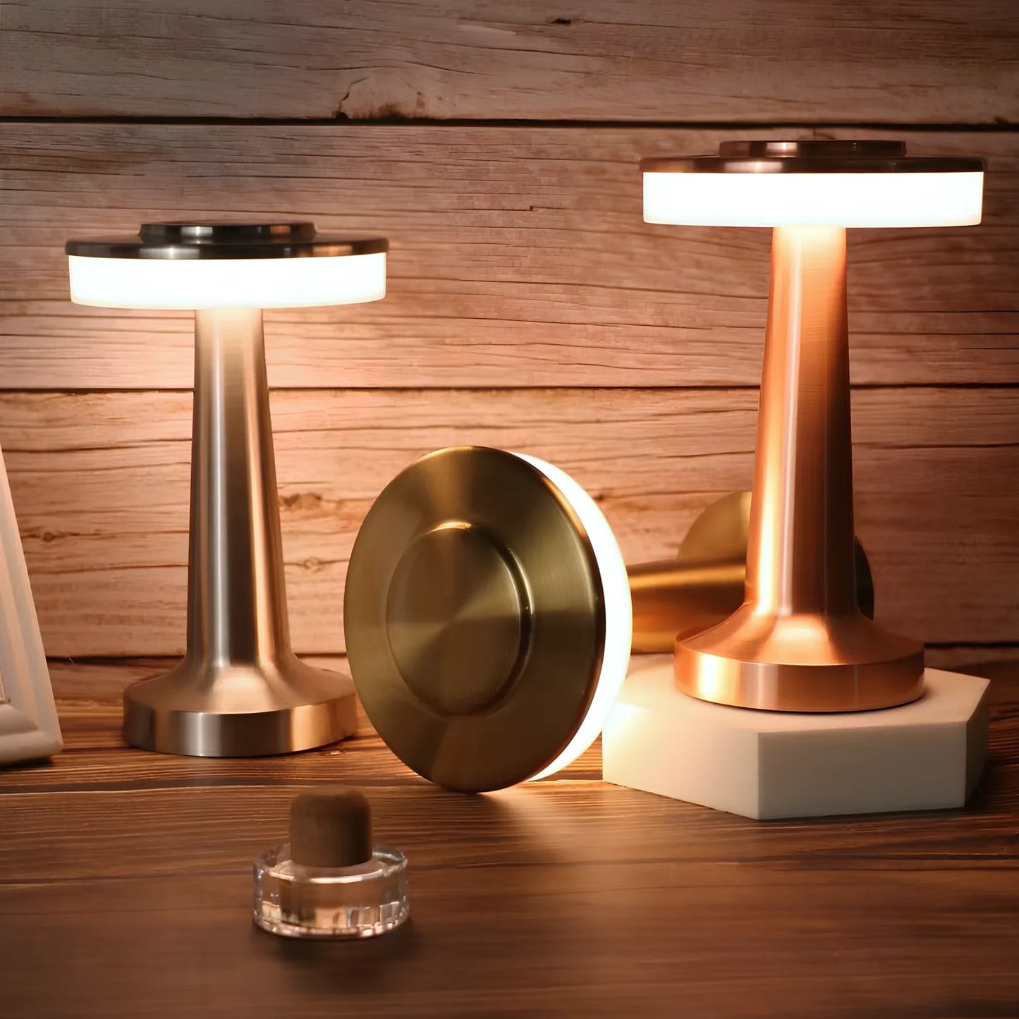 Stylish Cordless Table Lamp – Portable Retro Design