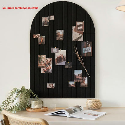 Large Arched Felt Board for Chic Wall Arrangements