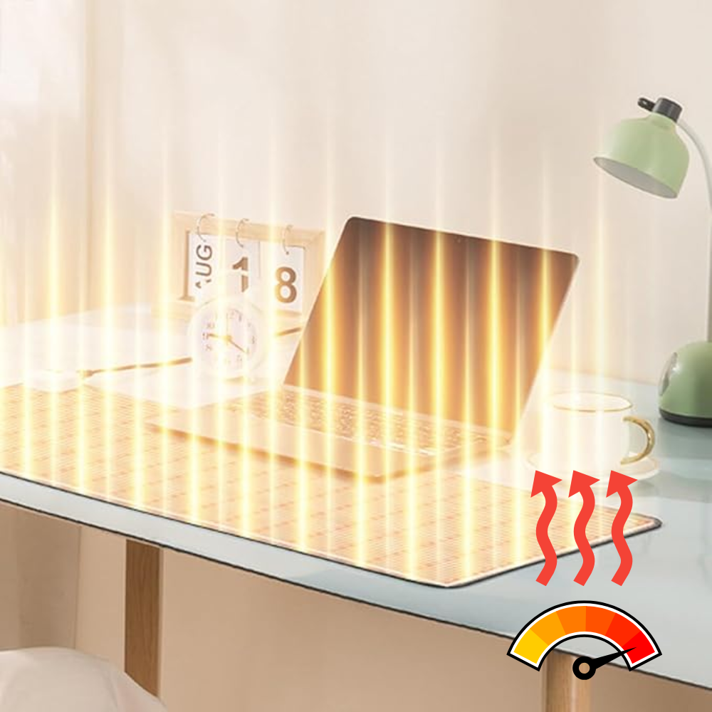 Desk Heater Mat - Stay Cozy and Productive with Instant Warmth