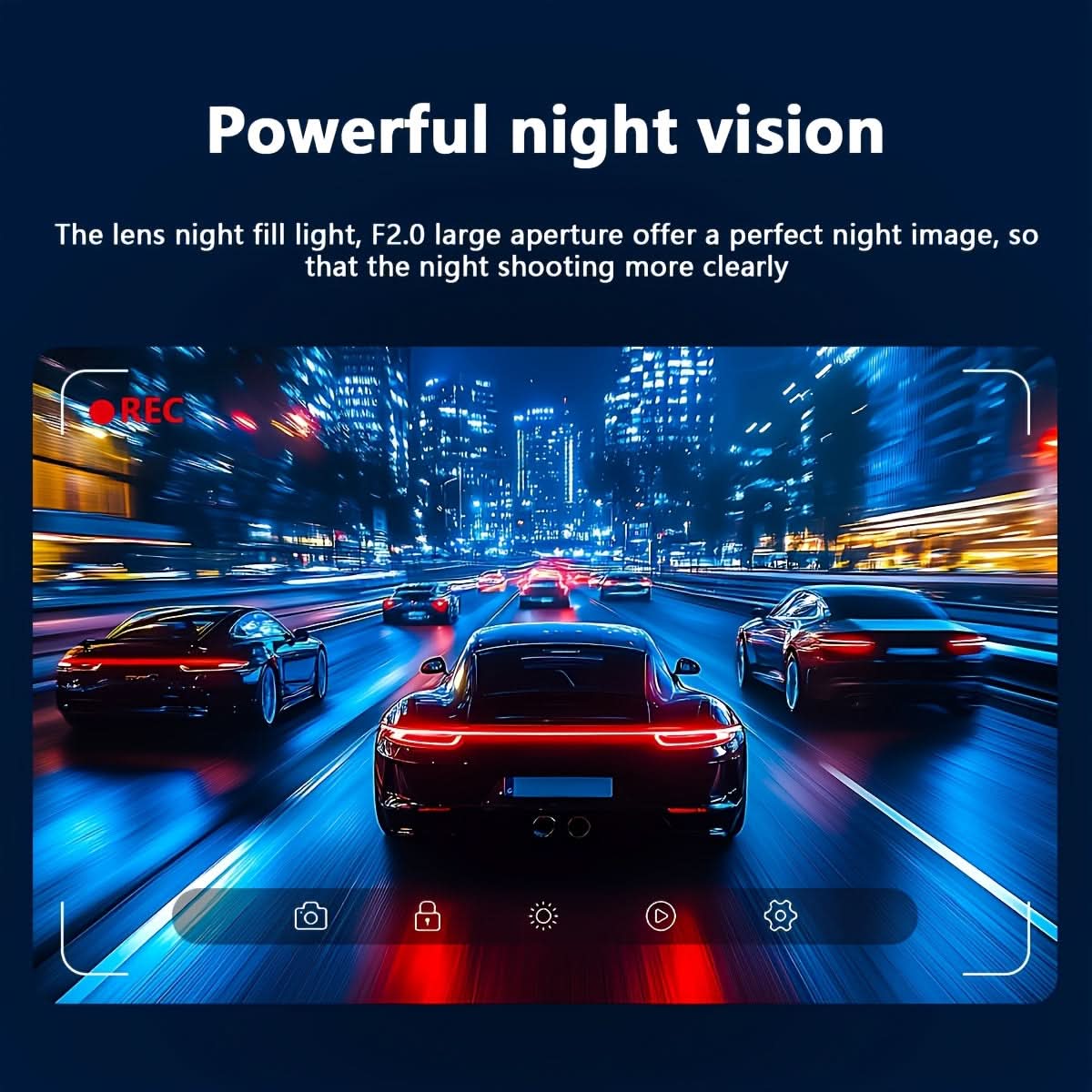 Wide-Angle Car Dashboard Camera