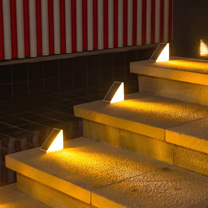 Weather-Resistant Outdoor Solar Stair Lighting for Modern Aesthetics