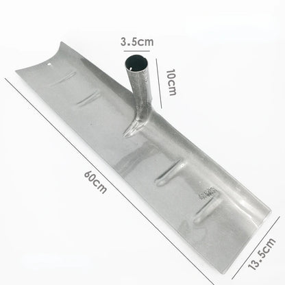 Heavy-Duty Farm Scraper & Snow Shovel | Steel Blade for Manure, Snow & Yard Cleaning