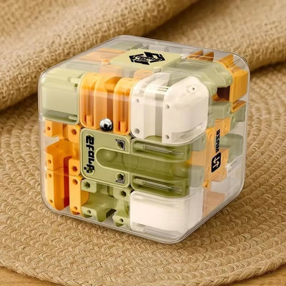 Interactive 3D Maze Challenge Cube for Kids