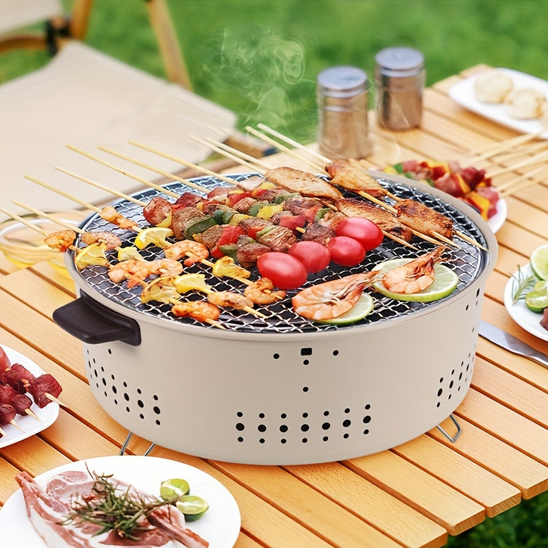 Smokeless Indoor Electric Grill – 2000W Griddle with Grease Drain