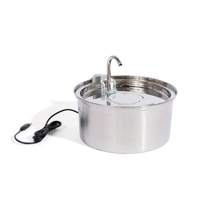 4L Smart Pet Water Dispenser with Stainless Steel Design