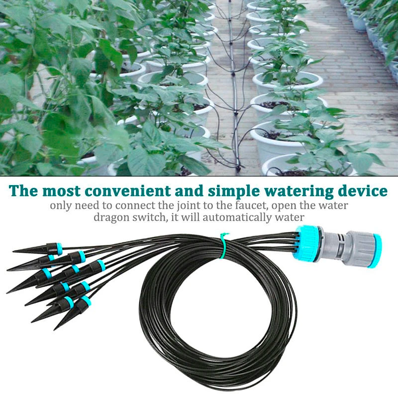 10-Piece Adjustable Drip Irrigation Set | Water-Saving System for Garden & Greenhouse