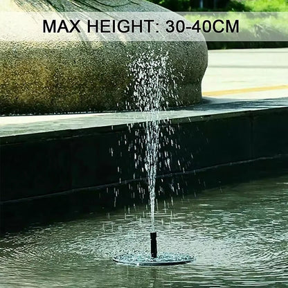 Solar-Powered Floating Water Fountain
