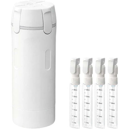 Compact 4-in-1 Travel Toiletry Organizer with 30ML Bottles