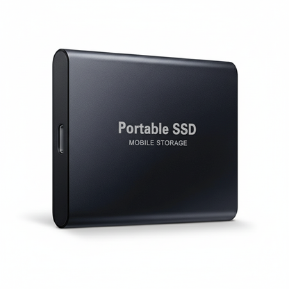 Portable External Hard Drive - Compact Design with High Storage Capacity