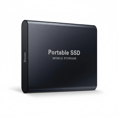 Portable External Hard Drive - Compact Design with High Storage Capacity