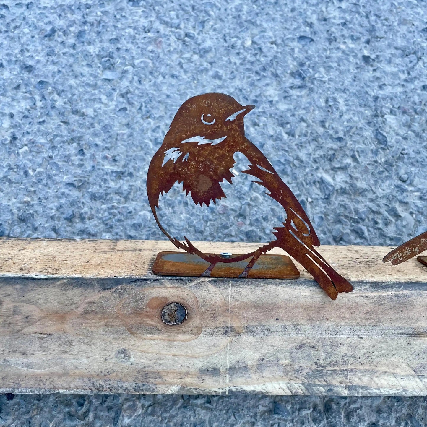 Garden Stake Bird Silhouettes | Rustic Metal | Set of 3 | Country Decor