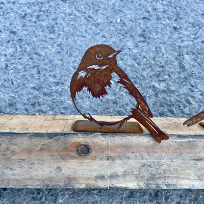 Garden Stake Bird Silhouettes | Rustic Metal | Set of 3 | Country Decor
