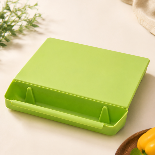 Cutting Board with Tray - 2 in 1 Design for Food Prep