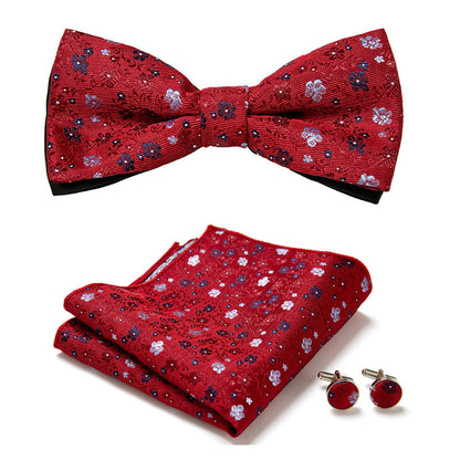 Three-Piece Set Featuring Stylish Bowties