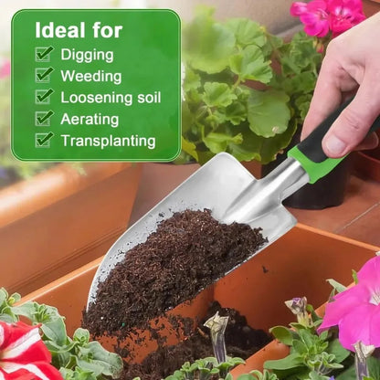 Mini Garden Shovel | Aluminum Alloy | Ergonomic Soft Grip