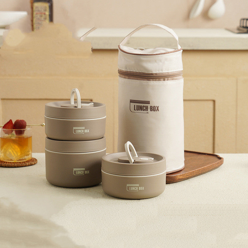 Thermal Insulated Stainless Steel Lunch Box Set for Everyday Use