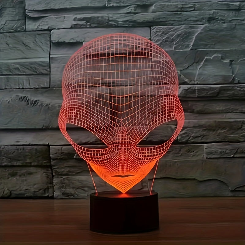 3D Alien LED Lamp with Touch Control and Color Changing Light