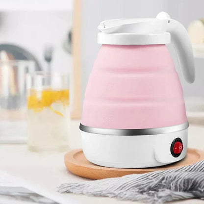 Compact Travel Kettle | 0.6L Folding Electric Water Boiler with Temperature Control