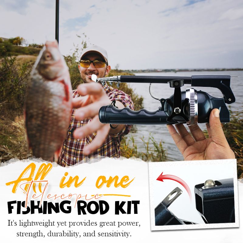 Versatile Telescopic Fishing Rod Kit for All Adventures