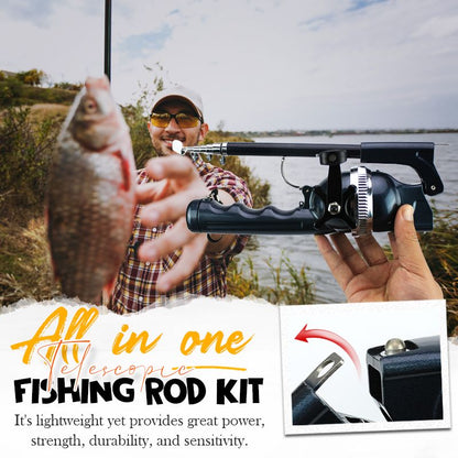Versatile Telescopic Fishing Rod Kit for All Adventures