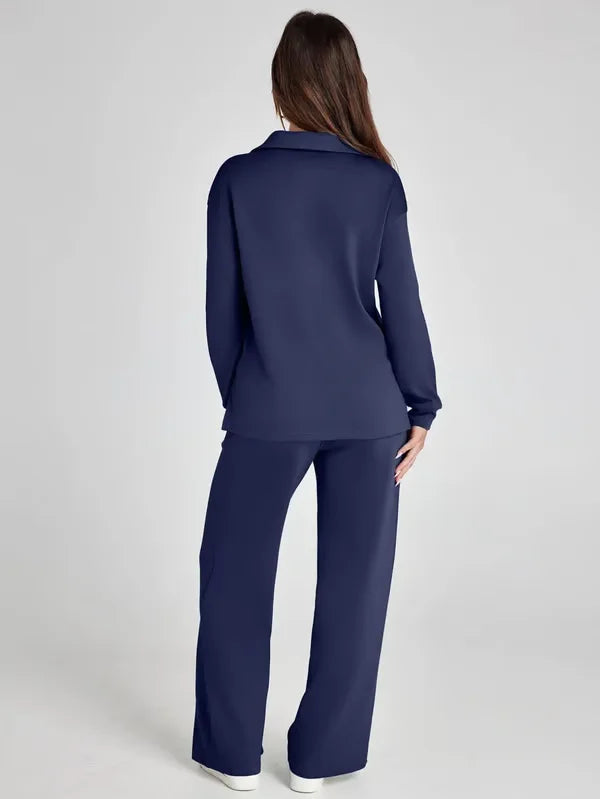 Cozy Hoodie Set in Violet | Stylish and Comfortable Lounge Wear