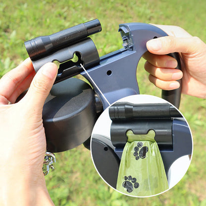 Tangle-Free Control for Safe Night Walks with Your Dog