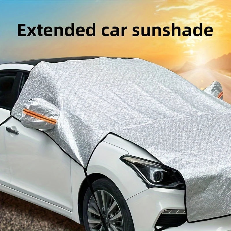 All-Season Wind & Frost Shield for Car Windshields - Sun and Ice Protection