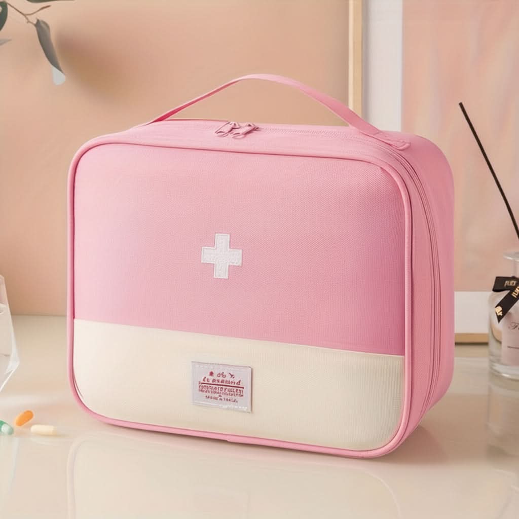XL First Aid Organizer Bag for Home or Travel - Structured Medical Storage