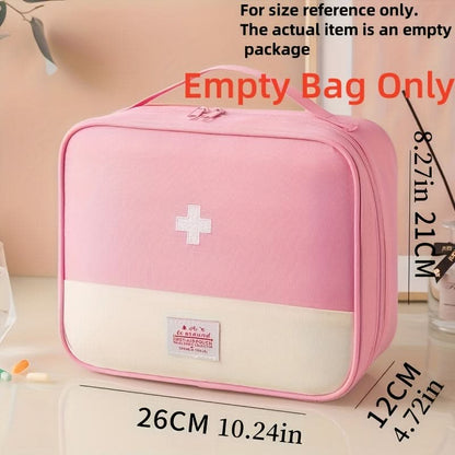 XL First Aid Organizer Bag for Home or Travel - Structured Medical Storage