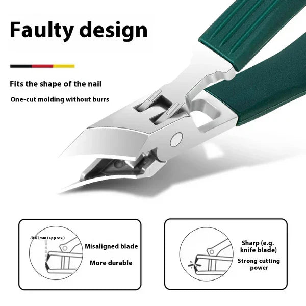 Ergonomic Nail Clipper with Protective Shield – NailMaster Pro