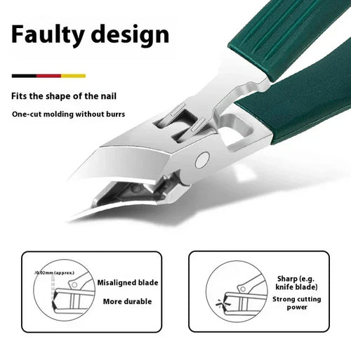 Ergonomic Nail Clipper with Protective Shield – NailMaster Pro