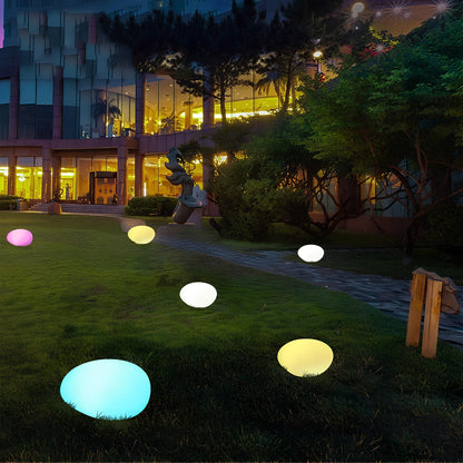 Garden Pathway and Landscape Decorative Solar LED Cobblestone Light