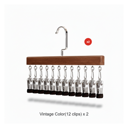 Space-Saving Rotating Clothes Hanger with 8 Hooks and 360° Rotation