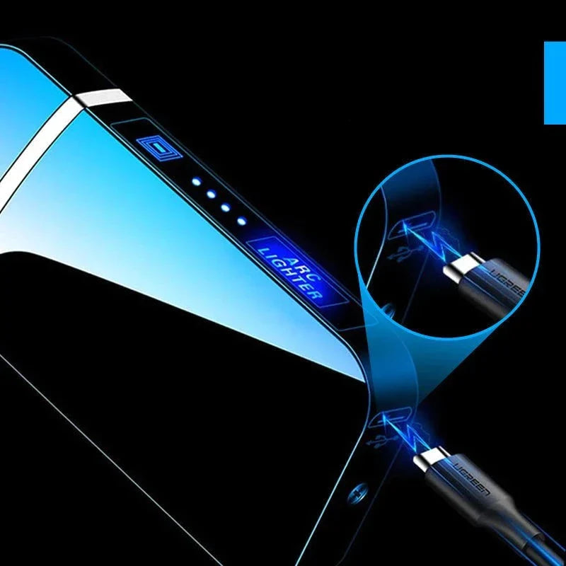 Windproof Electric Plasma Lighter with Touch Control