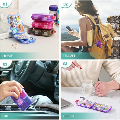 Travel Medication Organizer – Waterproof and Never Forget Your Pills